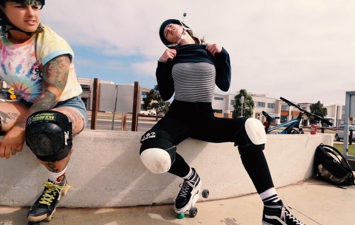 female roller skater