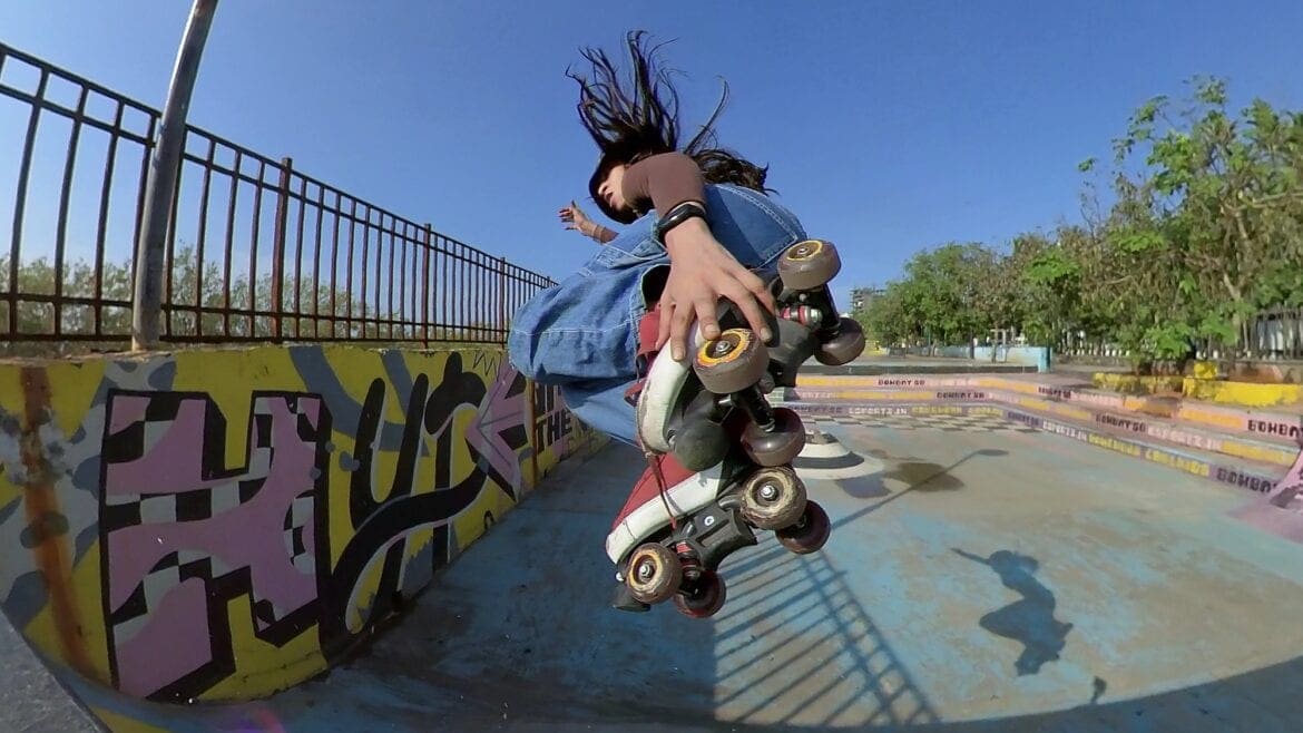 Eshna_ Roller_skating_in-India roller skating in india