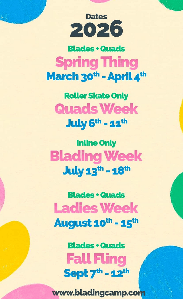 Poster of the event Blading Camp in Malaga.